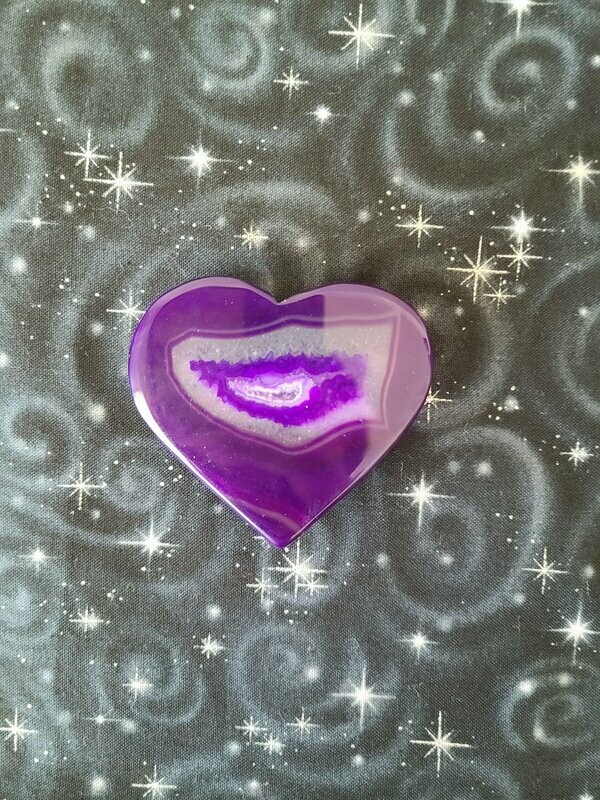 Purple Agate Phone Grip