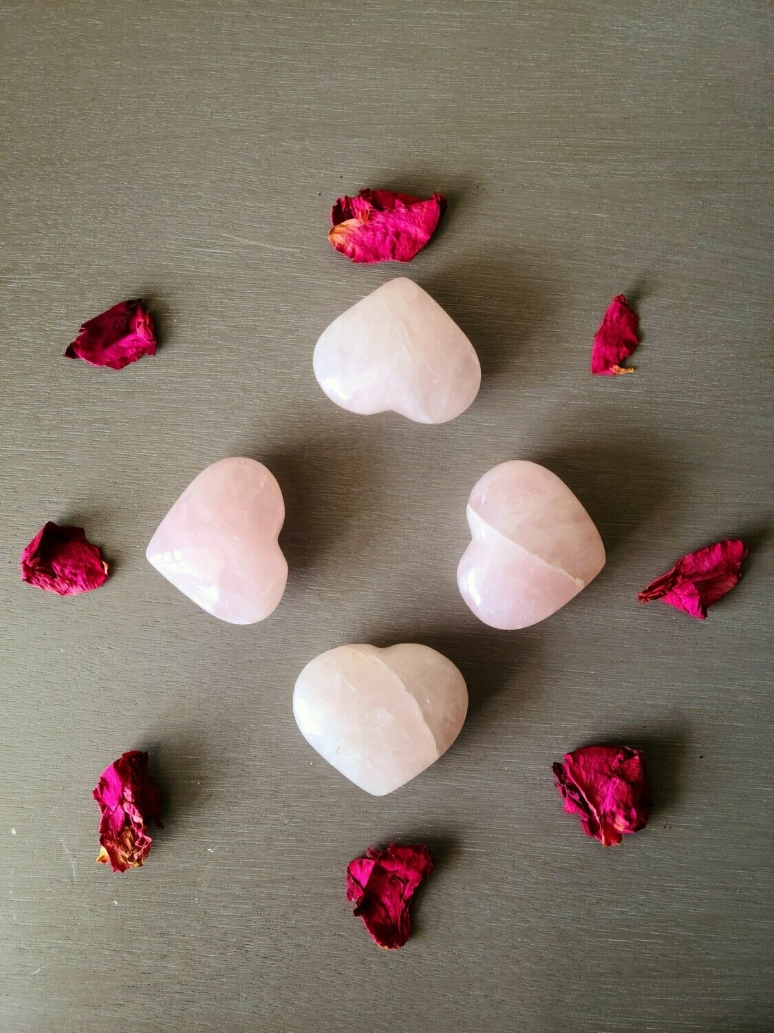 Heart-Shaped Rose Quartz