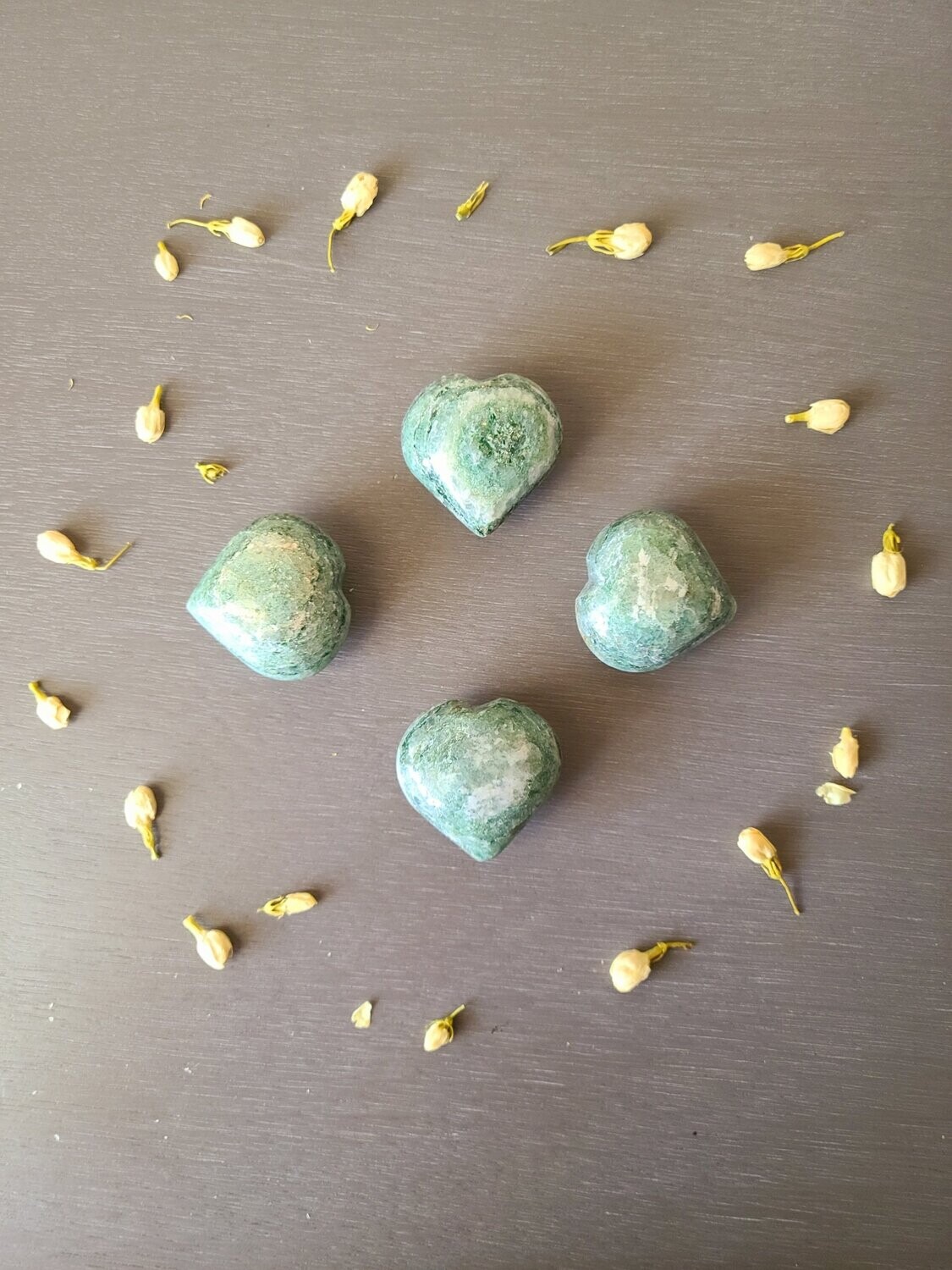 Heart-Shaped Green Aventurine