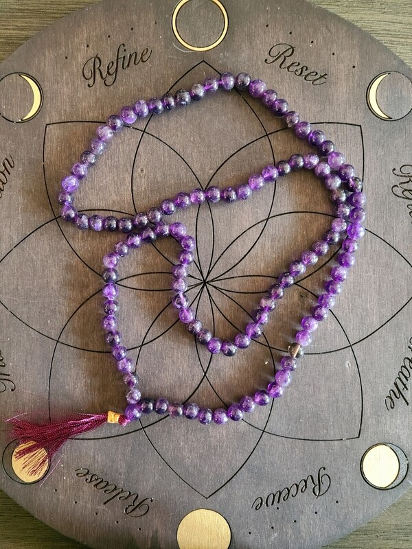 Amethyst Mala Beads