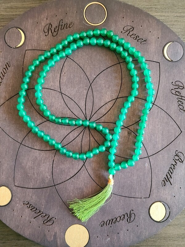 Green Aventurine Mala Beads
