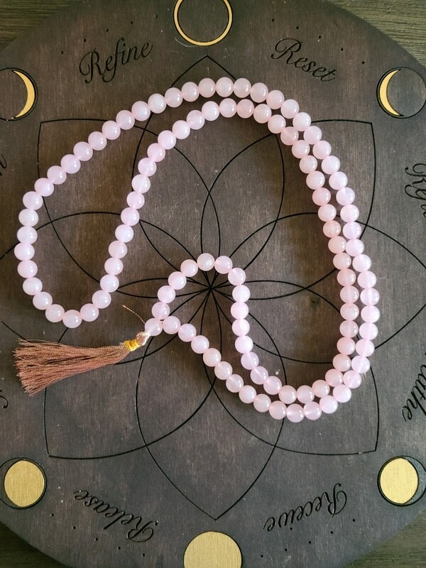 Rose Quartz Mala Beads