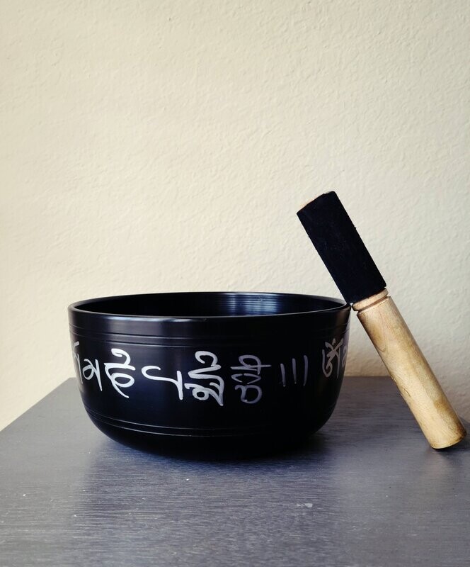 Black Tibetan Singing Bowl