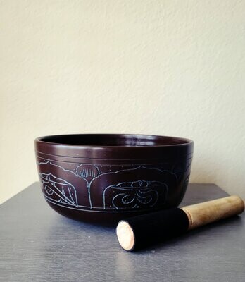 Brown Tibetan Singing bowl