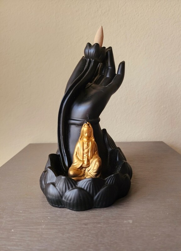 Kwan Yin Mudra Incense Burner 