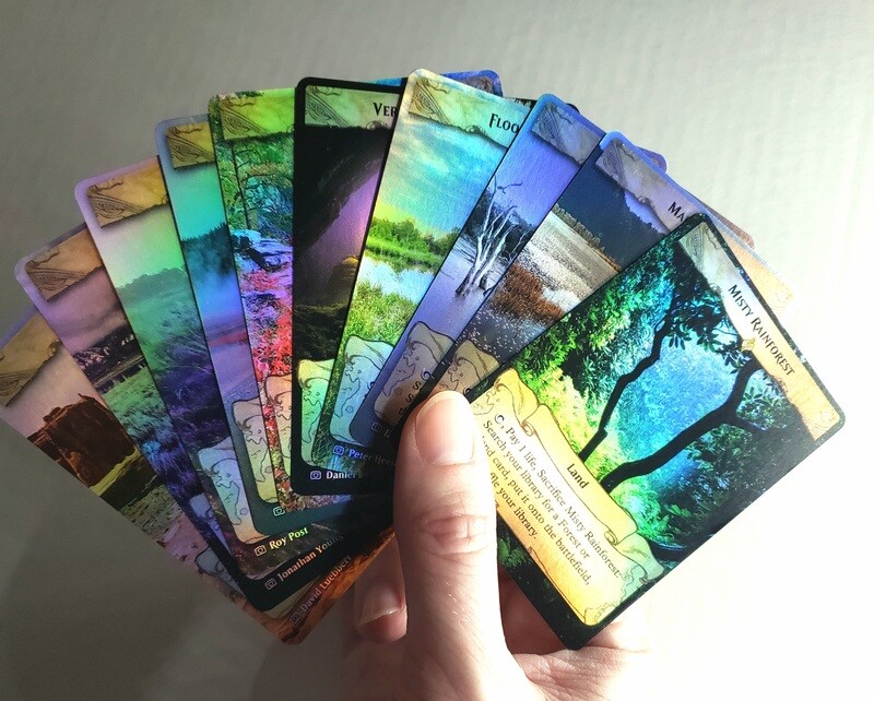 FOIL Fetch Lands (Set of 10) - Map Style