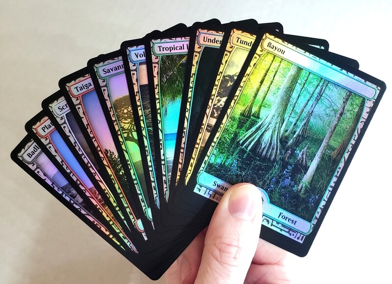 FOIL Dual Lands (Set of 10) - Expedition Style