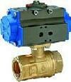 Brass Actuated Ball Valve