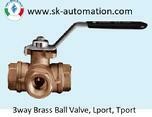 3 Way Brass Ball Valves