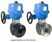 150# 3way Wafer Flanged Ball Valve with Electric Actuator