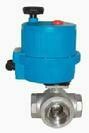 3 Way Stainless Steel Electric Ball Valve STANDARD PORT