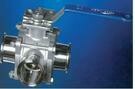 Model# EA-3308 Sanitary 3 Way Stainless Steel Triclamp Diverter Ball Valve