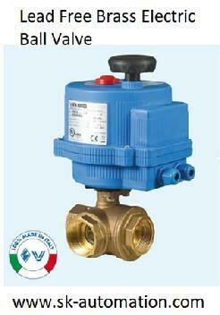 Lead Free 3way Electric Ball Valve