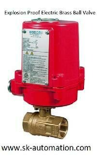 Brass Ball Valve with Explosion Proof Electric Actuator