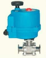 Sanitary Triclamp Ball Valve with Electric Actuator