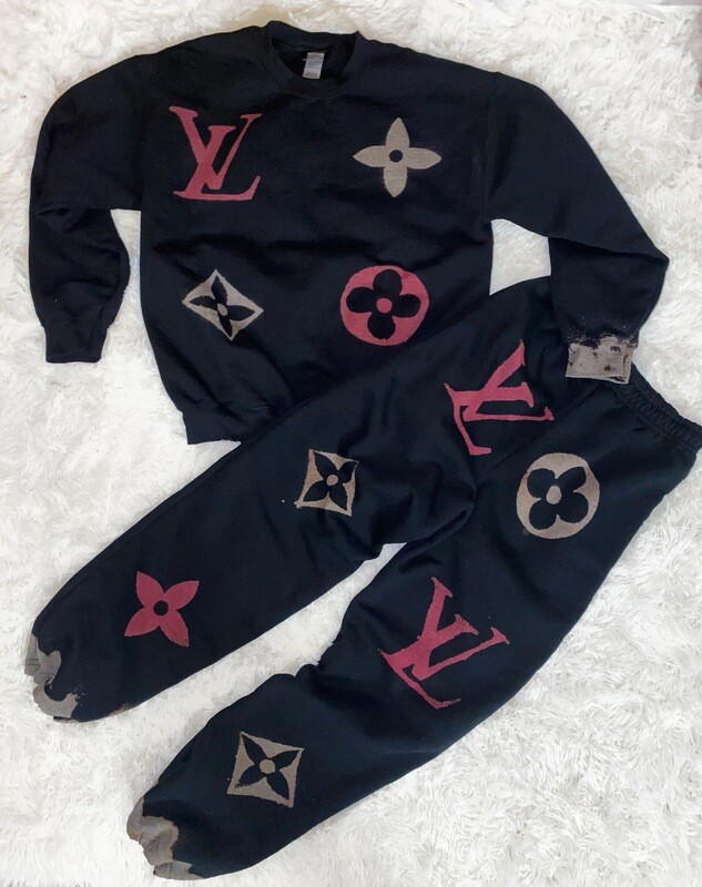 Red LV inspired
