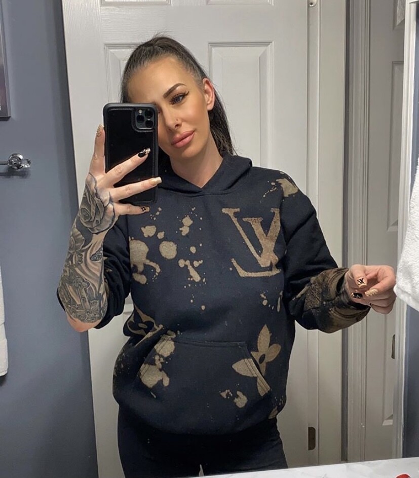 LV inspired HOODIE
