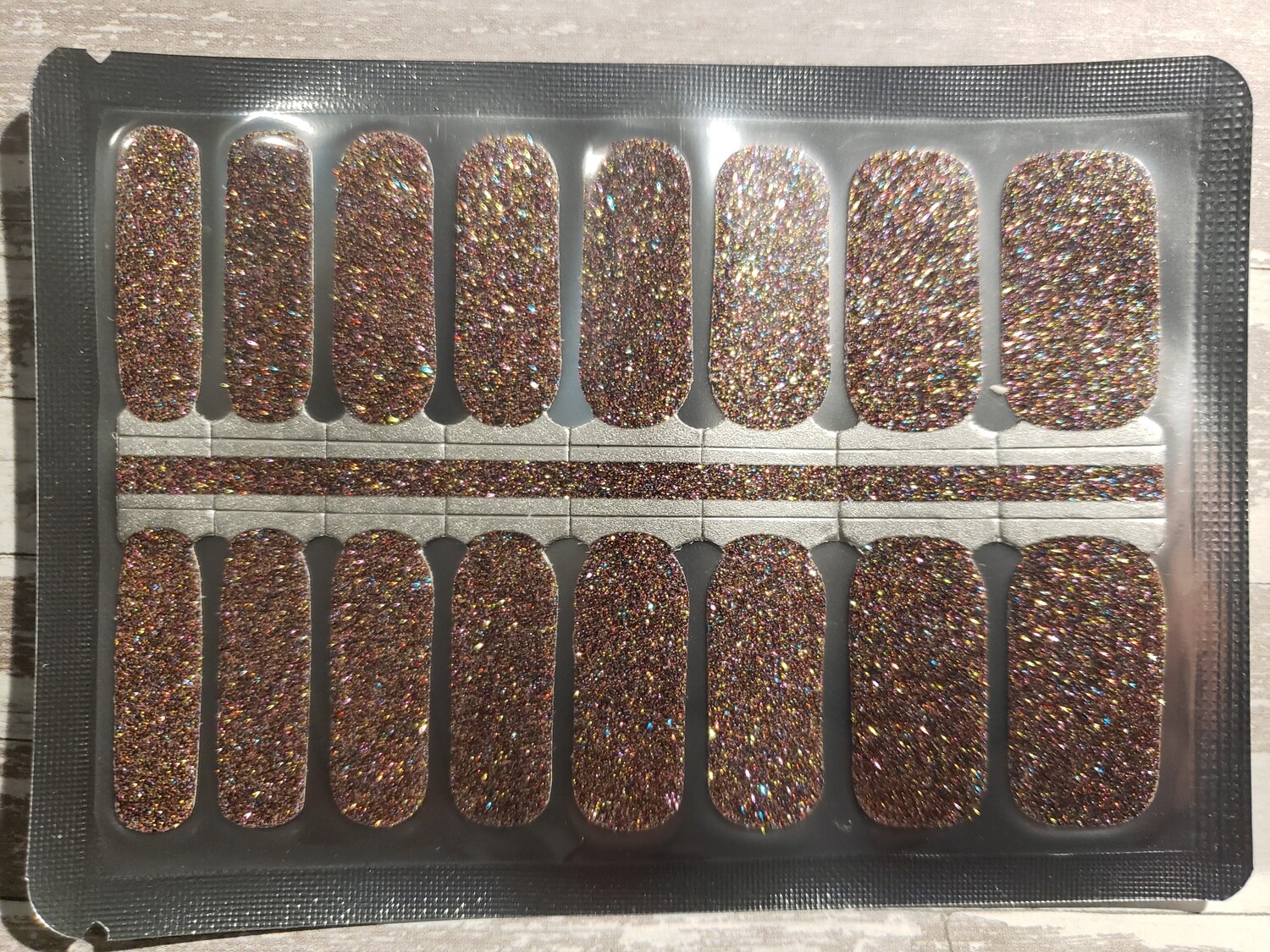 Multi champagne glitter