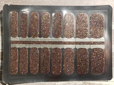 Multi champagne glitter