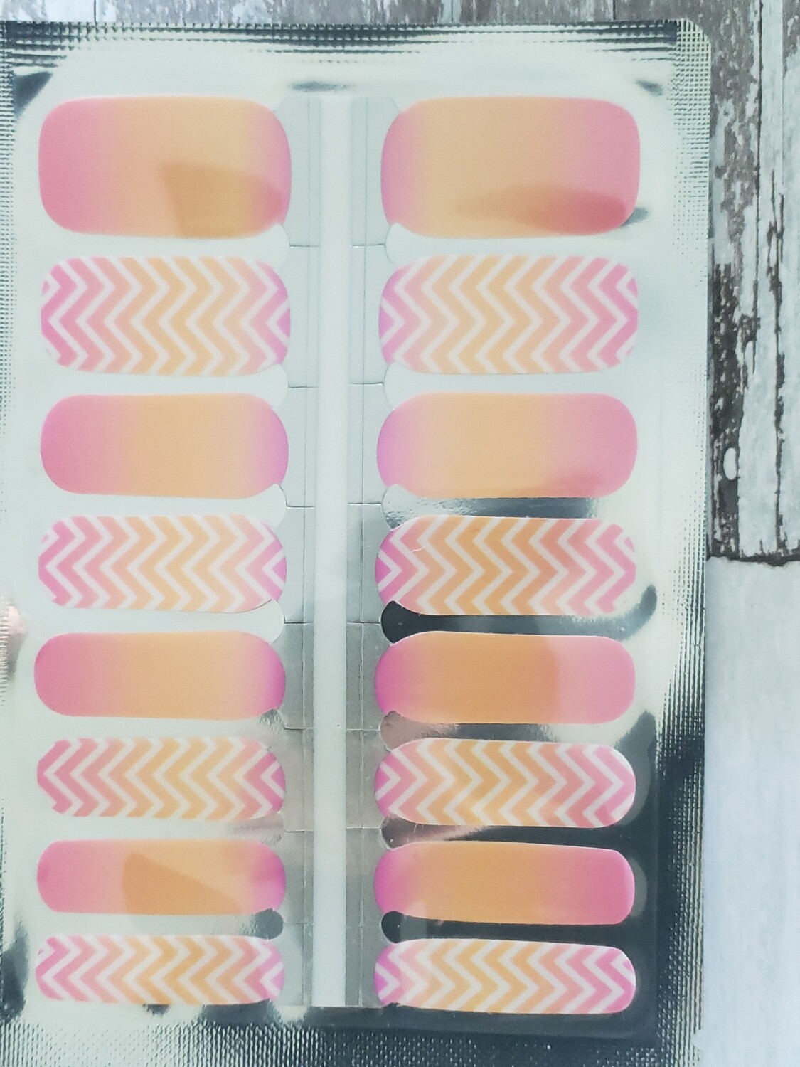 513- Sherbert Ombre Chevron