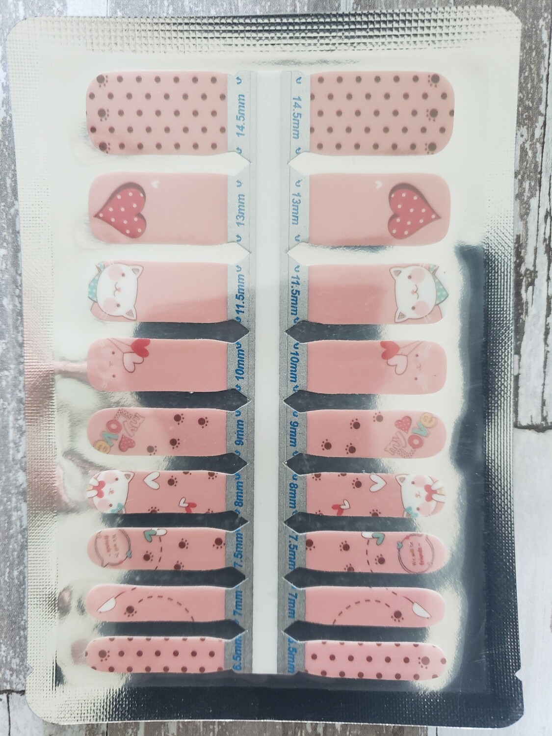 K1011- Kids- Heart Kitties