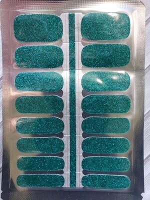 106- Dark Teal Glitter