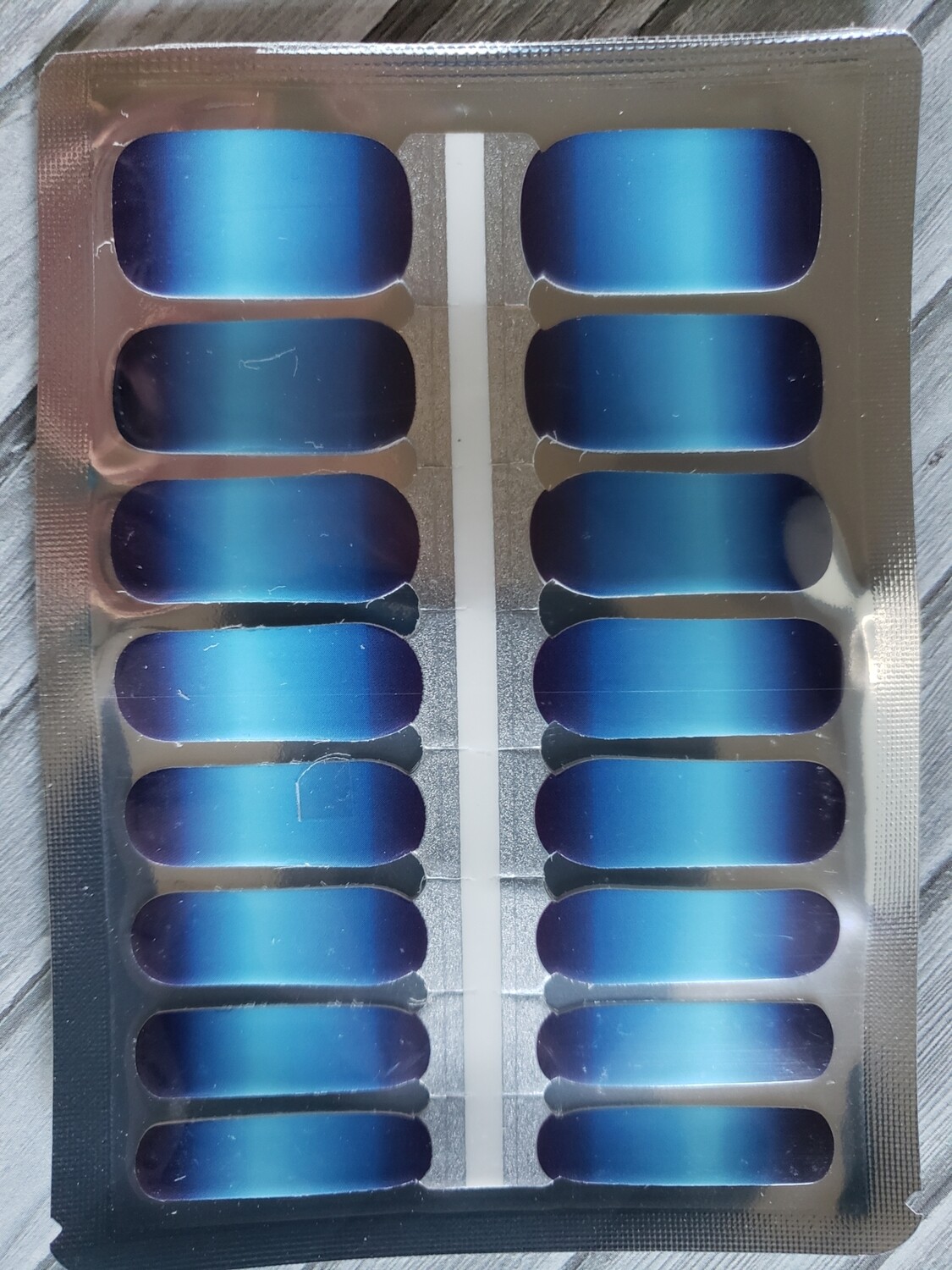 Dark to Light Blue Ombre