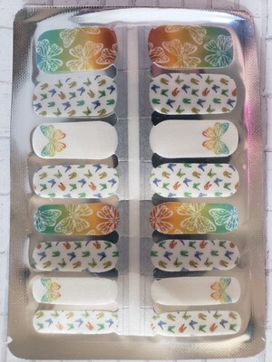 203- Pastel Rainbow Butterfly Pearl