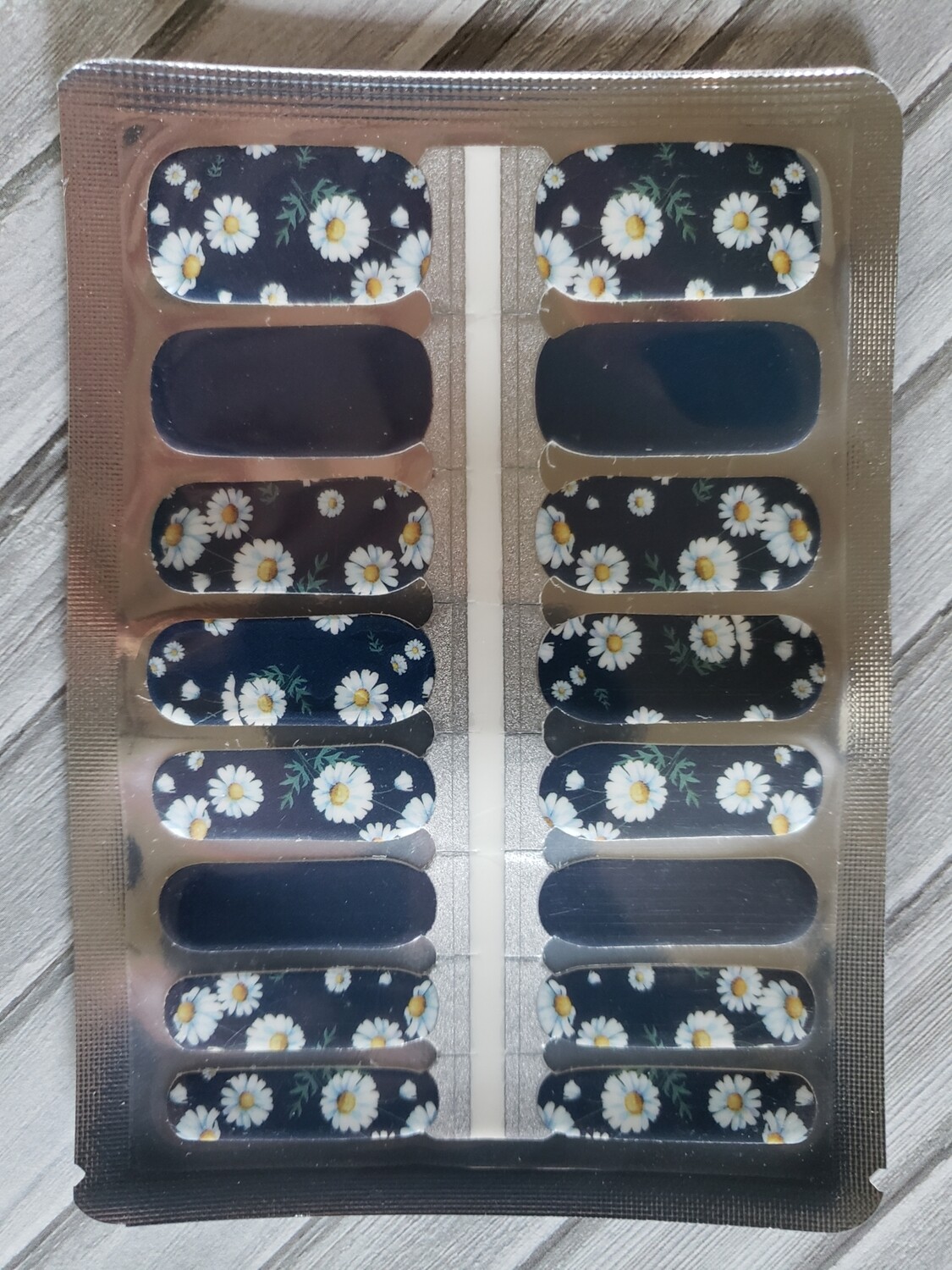 155- Navy Blue Daisies