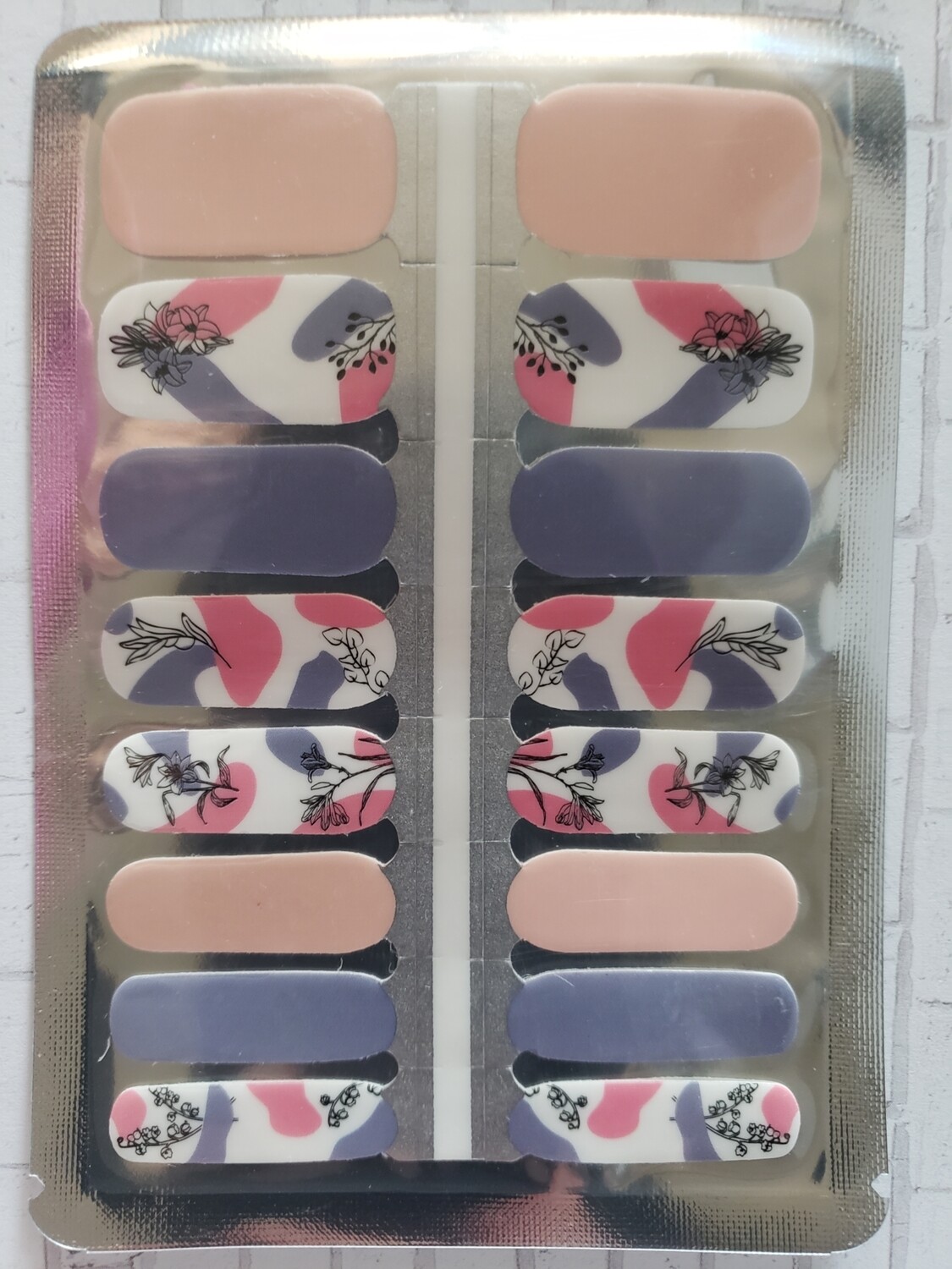 227- Purple, Blush Abstract