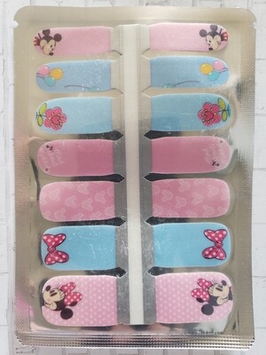 220- Disney Mickey Minnie Mouse Blue &amp; Pink