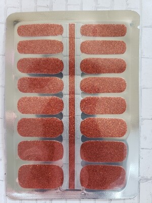 603-Burnt Orange Glitter