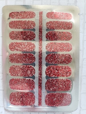 290- Red Glitter- Chunky