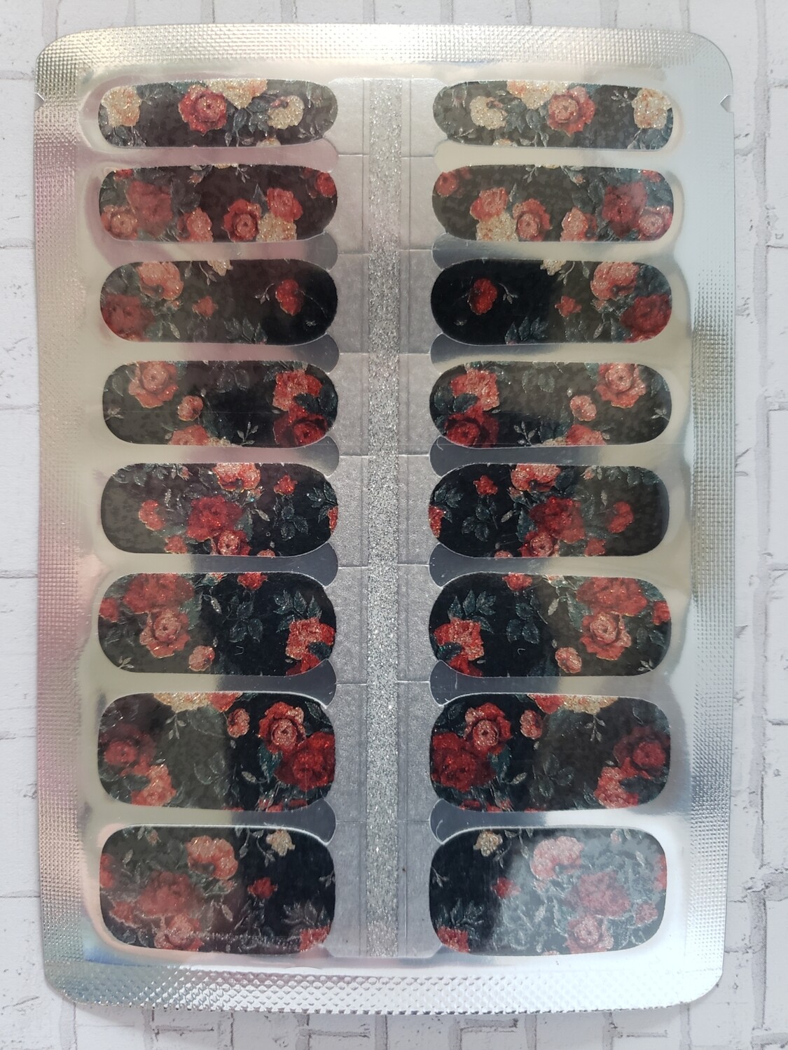 520 - Rose, Pink, Red, Black- Glitter