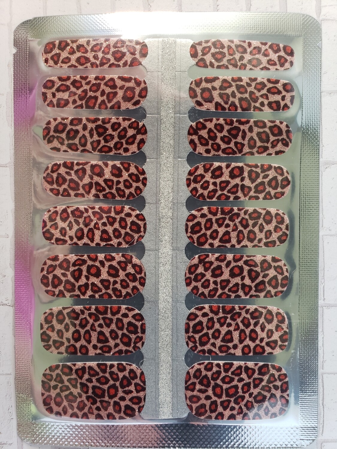 505- Pink Leopard Glitter