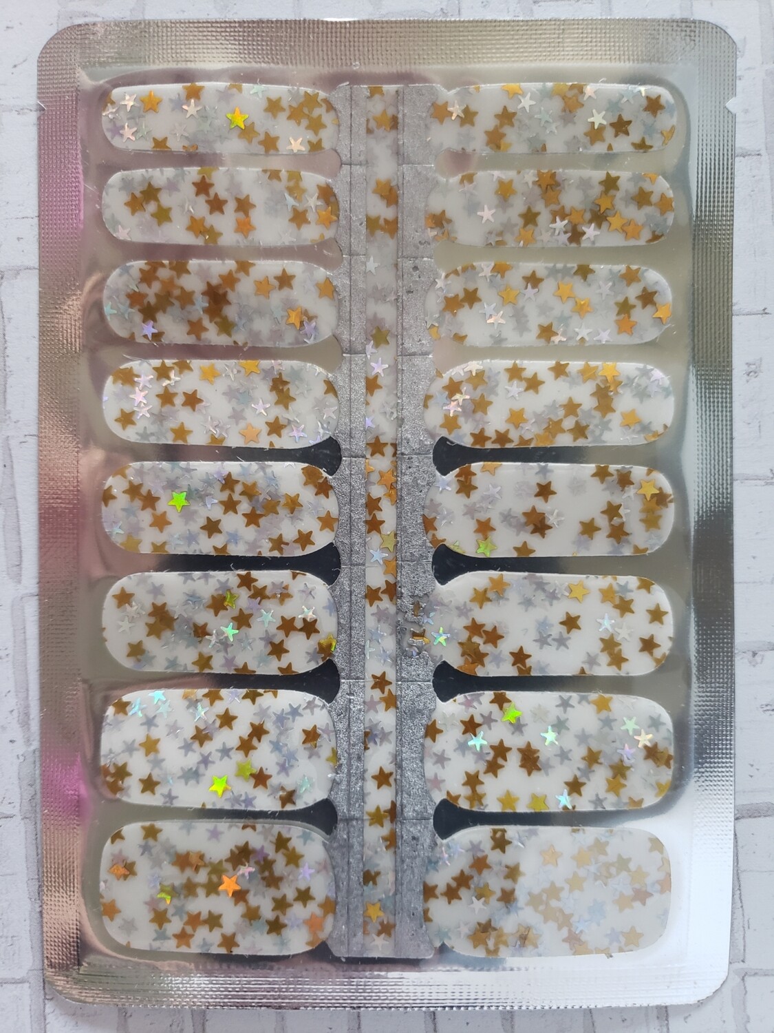 Tons of Gold &amp; Silver Stars-Clear