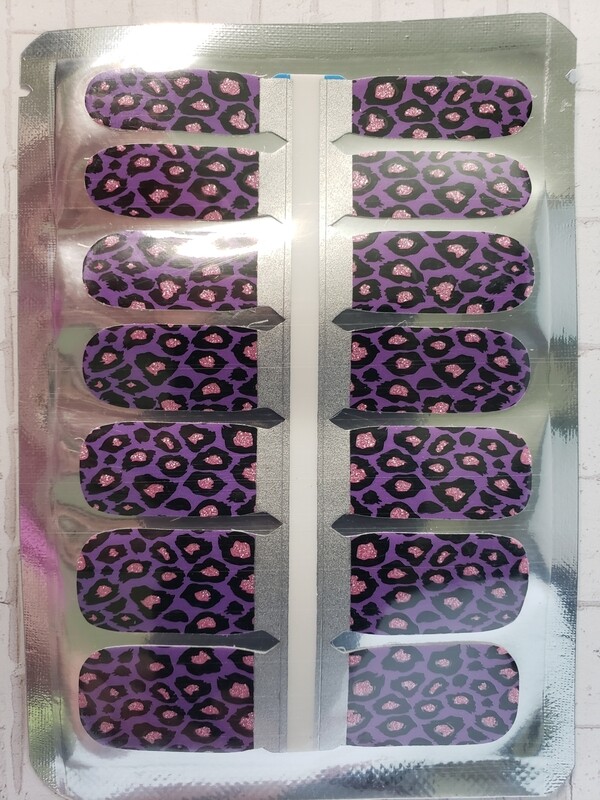 Purple &amp; Pink Leopard (14 Strip)