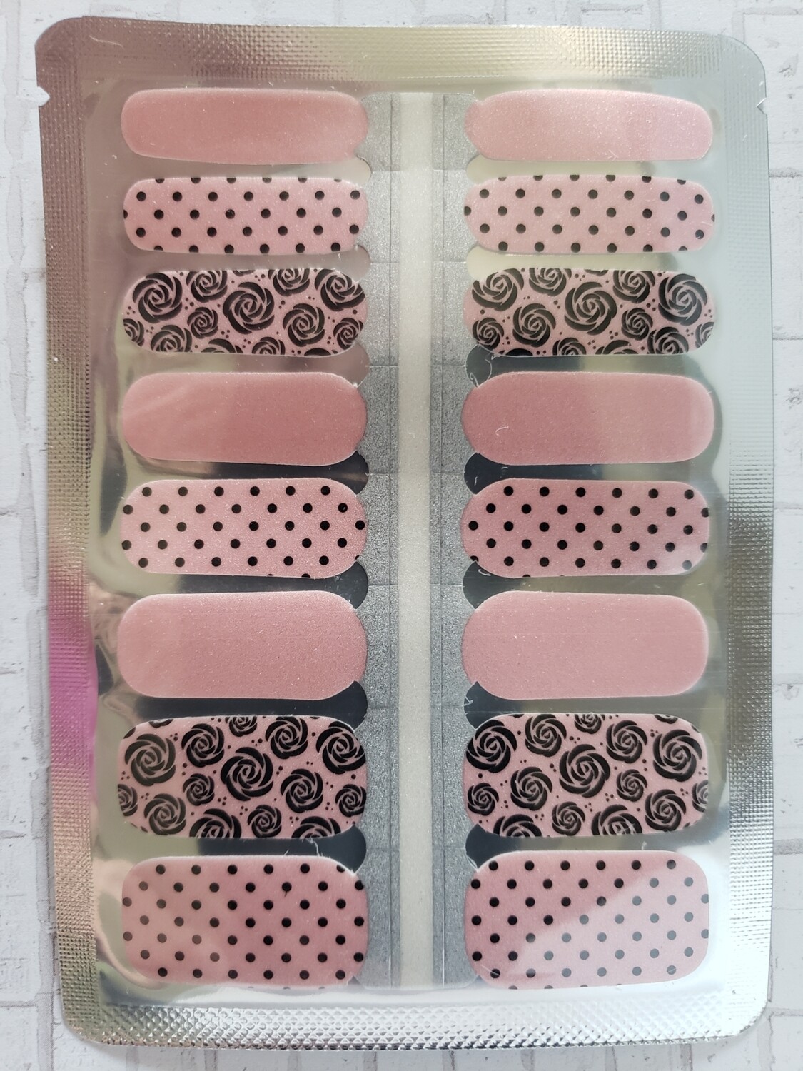 383- Pink Pearl Roses &amp; Polka Dots