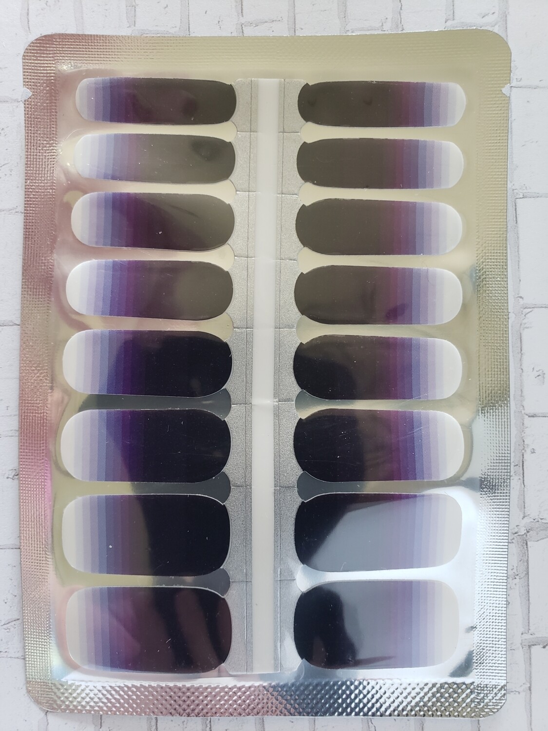 199-Purple to White Ombre