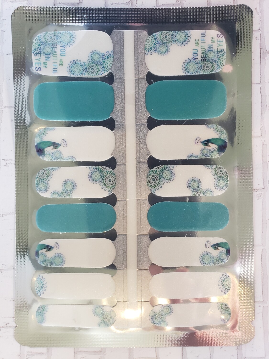 392- Peacock Teal with Pearl Finish