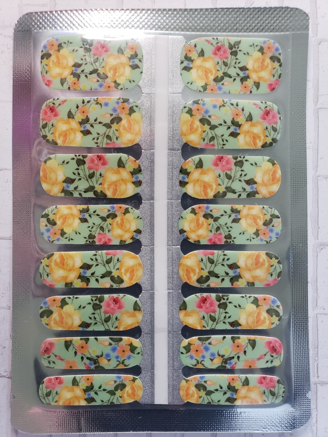 317- Yellow, Pink Roses