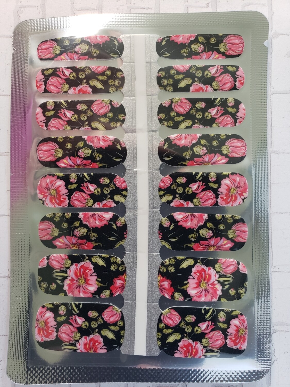 410- Pink Flower &amp; Black