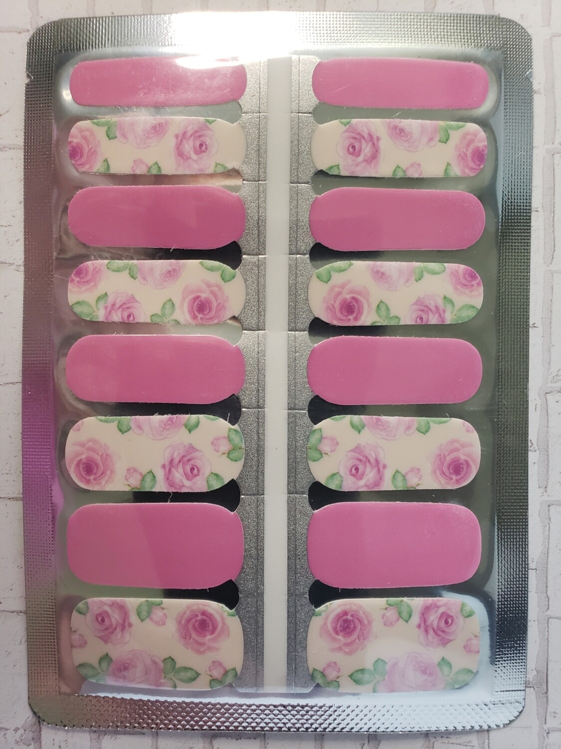418- Pink Flower &amp; Pink Solid