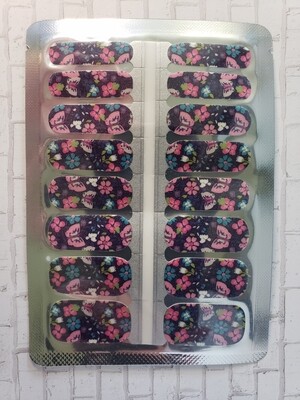 434- Blue, Pink Purple Butterfly, Little shimmer