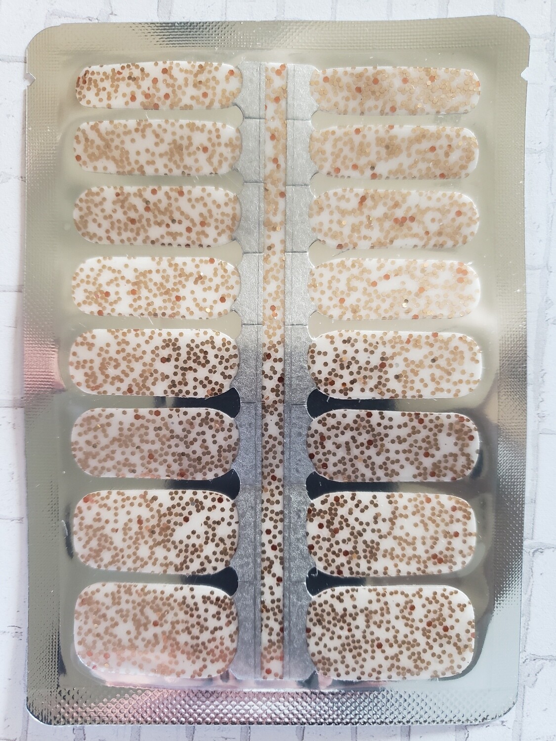 Gold Glitter- Clear