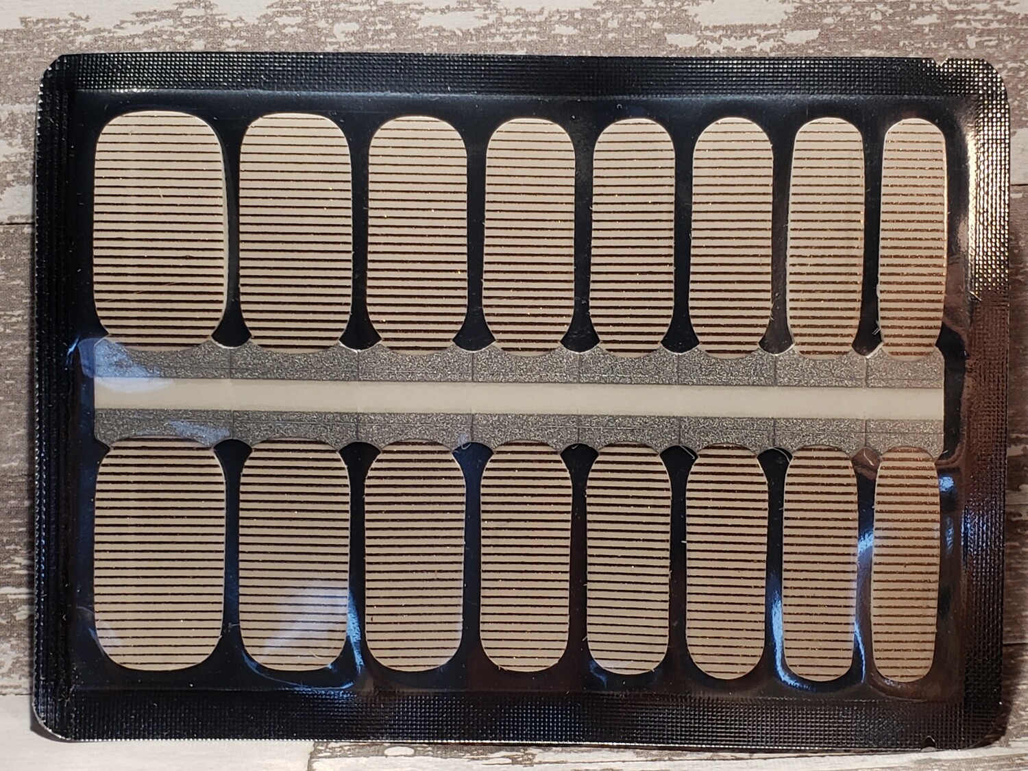 Rose Gold Stripes Overlay