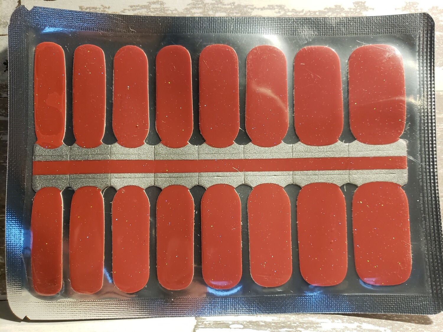 206- Russet Red Sparkle