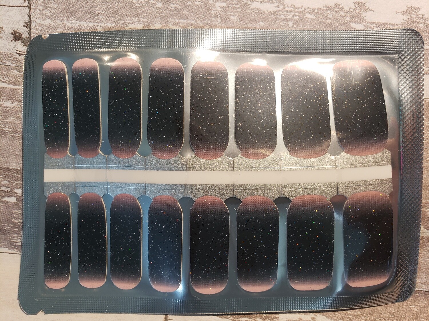 448- Light to  Dark Ombre with shimmer