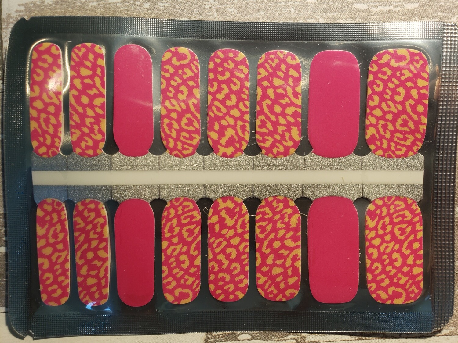 461- Pink Yellow Leopard
