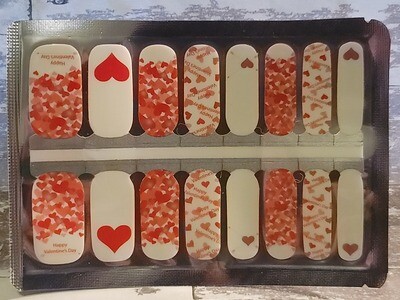 615- Pink, Red White Happy Valentines Day